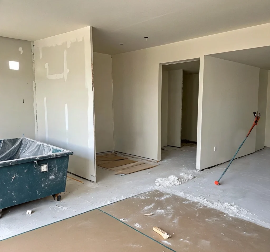 مقاول ترميم الرياض ينفذ أعمال تجديد داخلية تشمل تجهيز الجدران ومعالجة الأسطح وإعادة تأهيل المساحات